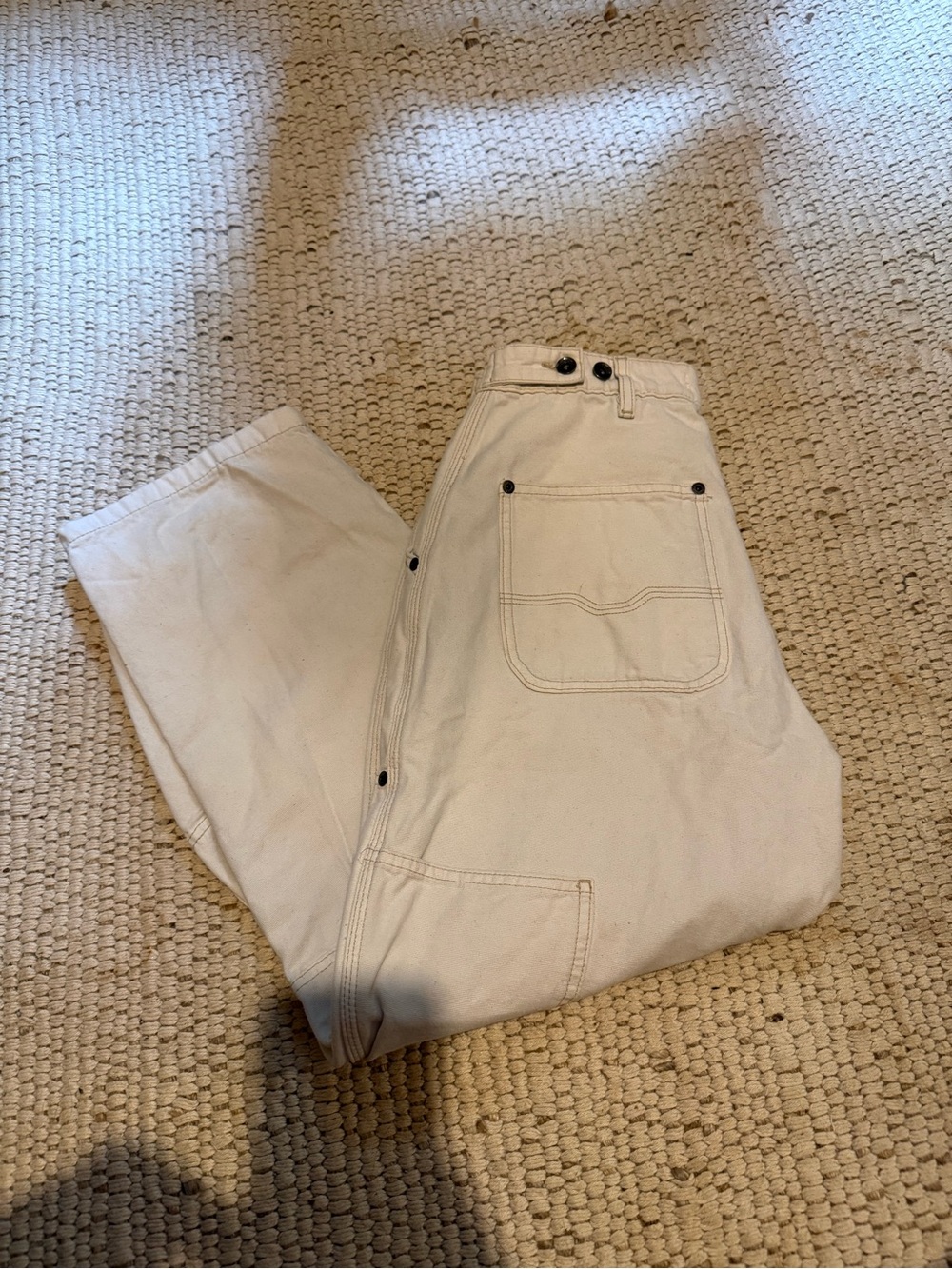 P&Co Ivory Utility Pants
